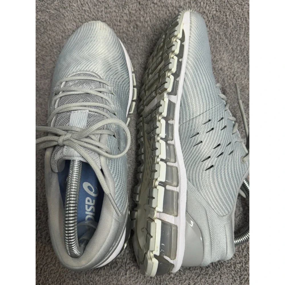 ASICS Gel-Quantum 180 4 Women's Running Shoes Gray Size 7 (EU 38) Style 1022A029
